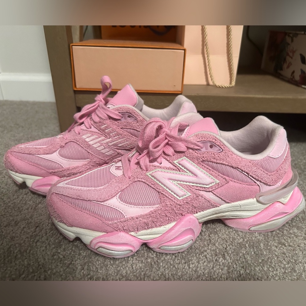 New Balance 9060 ASOS Exclusive Pink overdye Sneakers